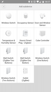 Xiaomi Zigbee