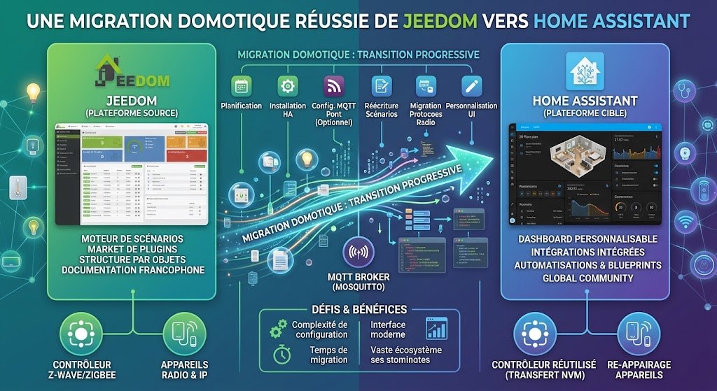 Une migration domotique reussie de Jeedom vers Home Assistant sans tout casser